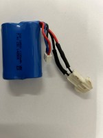 7.4V Li-Ion 800mAh accu met mini Tamiya stekker